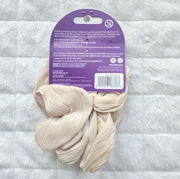 🍒 5/$20 new Goody Ouchless Scrunchie and Embellished Bobby Pin Set - Picture 7 of 8